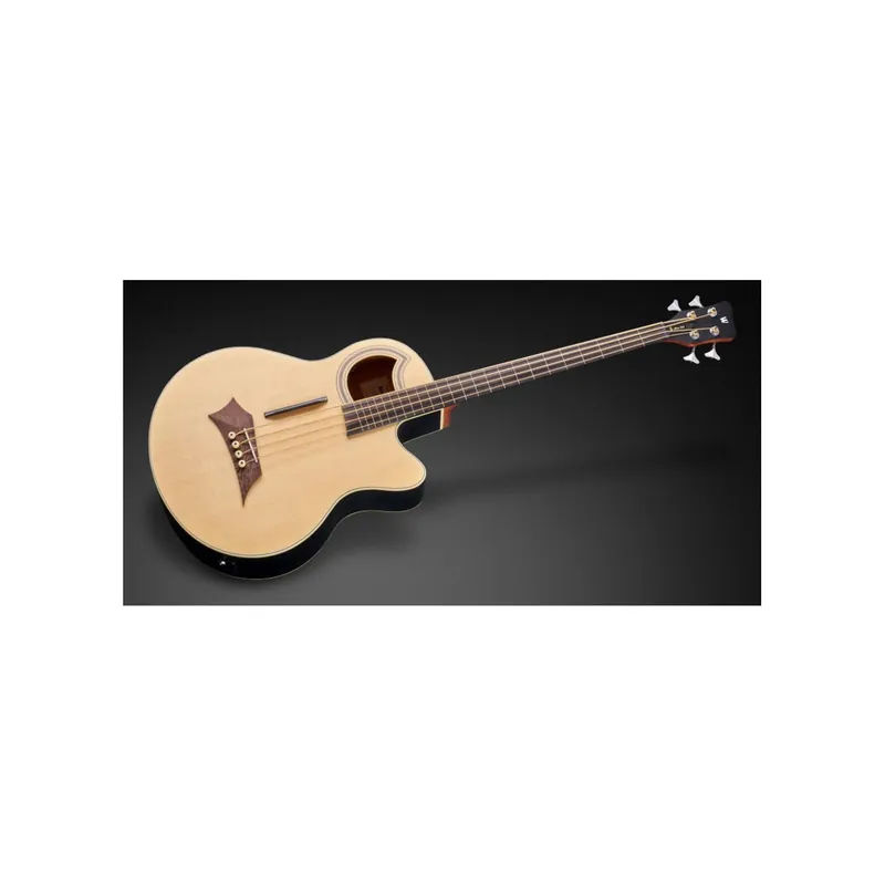 Rockbass Alien Standard, 4-String, Fretless with Lines - Natural Transparent Satin "B-Stock" - Preiswert