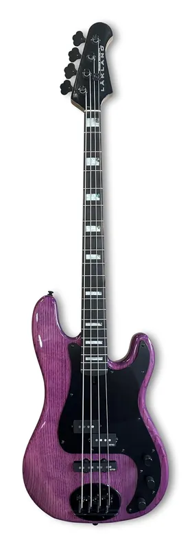 Ausverkauf | Lakland Skyline 44-64 Custom GZ Bass, 4-String - Translucent Purple Gloss B-Stock
