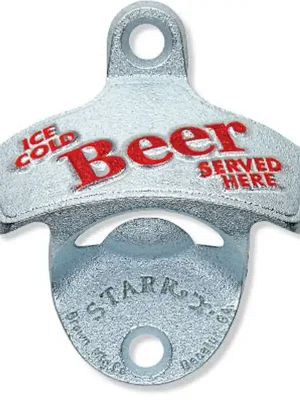 Jetzt erhältlich - Starr Wandflaschenöffner "Ice Cold Beer Served Here"