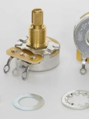 Deal - Tube AMP Doctor CTS 500K Dimple Vintage Audio Taper (LOG) Gitarrenpotentiometer, Riffelachse