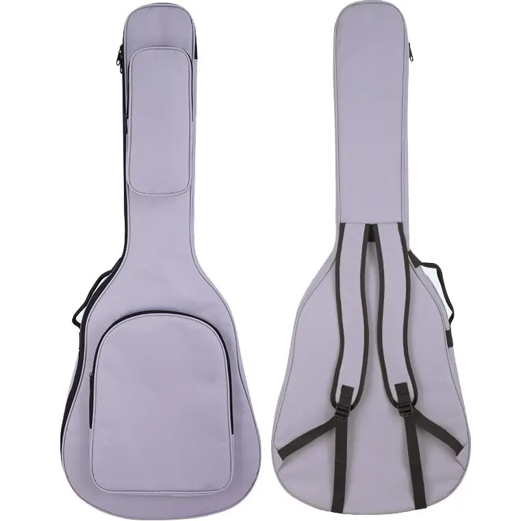 Zoundhouse Gigbag 12mm CG44 Konzertgitarre 4/4 - Silbergrau | Hohe Qualität
