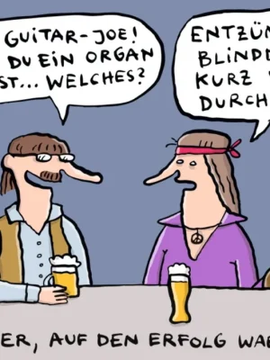 Direkt ab Werk - Inkognito Guitar-Joe - Postkarte