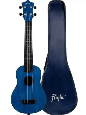 Neuzugang | Flight TUSL35 Dark Blue Travel Concert Scale Soprano Ukulele