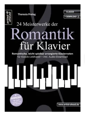 Artist Ahead 24 Meisterwerke der Romantik für Klavier | Expressversand