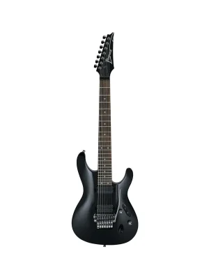 Nur wenige verfügbar | Ibanez S7420-BK 7-Saiter E-Gitarre in Black
