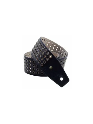 Sonderangebot | Dunlop Gitarrengurt BMF Leather Strap 2,5" Bronze Gromts