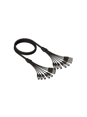 Adamhall Multicore-Kabel 8 x XLR male auf 8 x XLR female 5 m | Bestellbar
