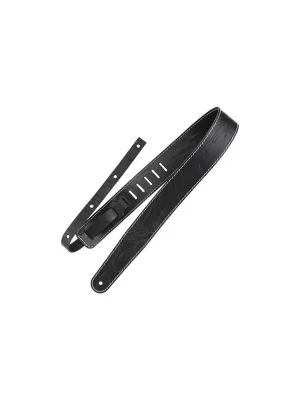 Preisnachlass - Richter 1513 Raw II Contour Wrinkle Black - Gitarrengurt, Made in Germany