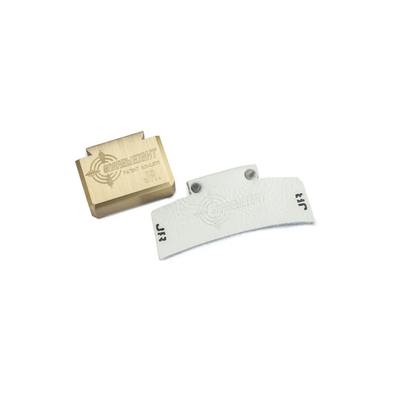 Bestellbar - Snareweight Jr. Messing inkl. Jr. Leder-Insert & Case