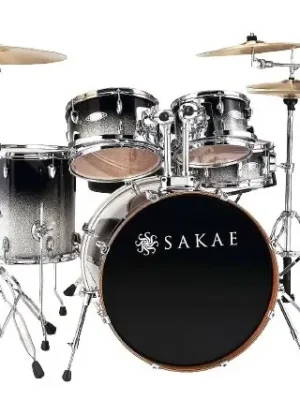 Bestpreis | Sakae Road Anew Drumset 20" Black Silver Fade "Showroom Modell"