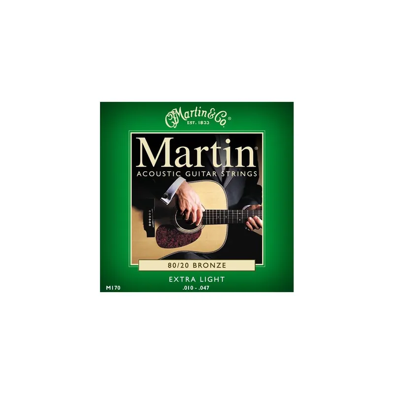 Martin Guitars M170 80/20 Bronze Satz 010"-047" - Extra Light - Endet bald