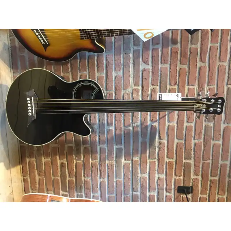 Sehr gut bewertet | Rockbass RB Alien Deluxe 6 Black High Polish, Fretless, Long Scale "B-Stock"