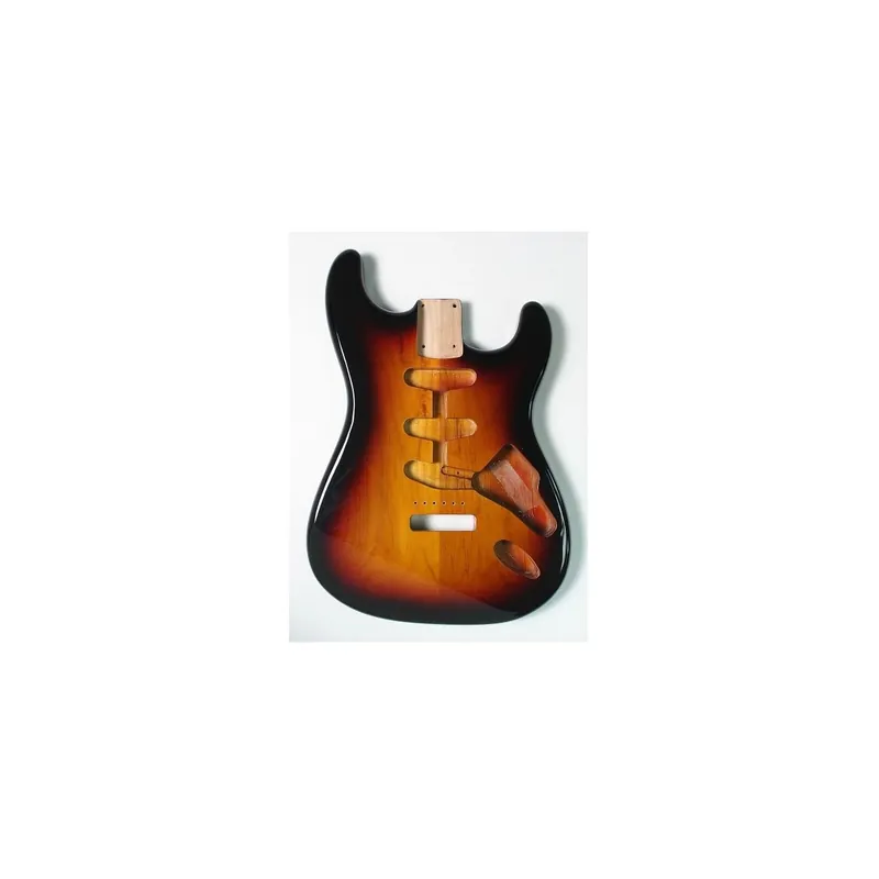 Preiswert | Göldo Music BSA3T Body für Stratocaster, SSS, US-Erle, 3-Tone-Sunburst