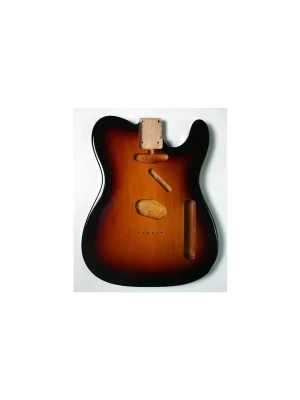 Göldo Music BTA3T Body für Telecaster, US-Erle, 3-Tone-Sunburst - Profi-Qualität