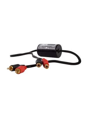 Markenqualität - Audac Audac TR 2050 - Ground Loop Isolator- 2 x Cinch-Stecker auf 2 x Cinch-Buchsen