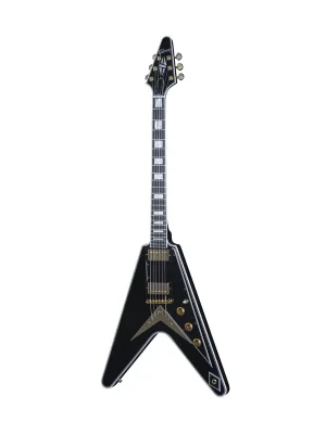 Direkt kaufen | Gibson Flying V Custom in Ebony *Showroom-Model* - E-Gitarre