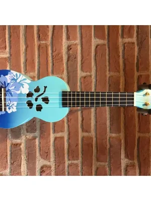 Mahalo Mahalo Designer Ukulele "Hawaii" - Blue Burst | Qualitätsprodukt