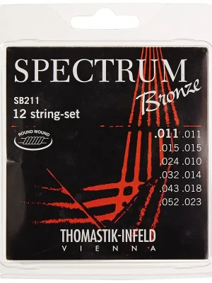 Thomastik SB211 Spectrum Bronze 011-052, Saitensatz für 12-Saiter Westerngitarre - Sonderpreis