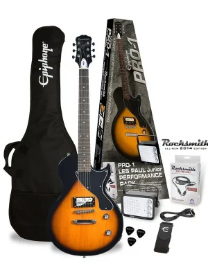 Epiphone PRO-1 Les Paul Junior Performance Pack Sunburst - Top-Preis