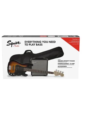 Squier Affinity Series Precision Bass PJ Pack Brown Sunburst (UK VERSION) - Bestpreis