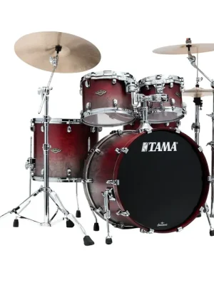 Tama Starclassic 22" Kesselsatz Walnuss / Birke - Satin Burgundy Fade "Showroom Modell" - Expressversand