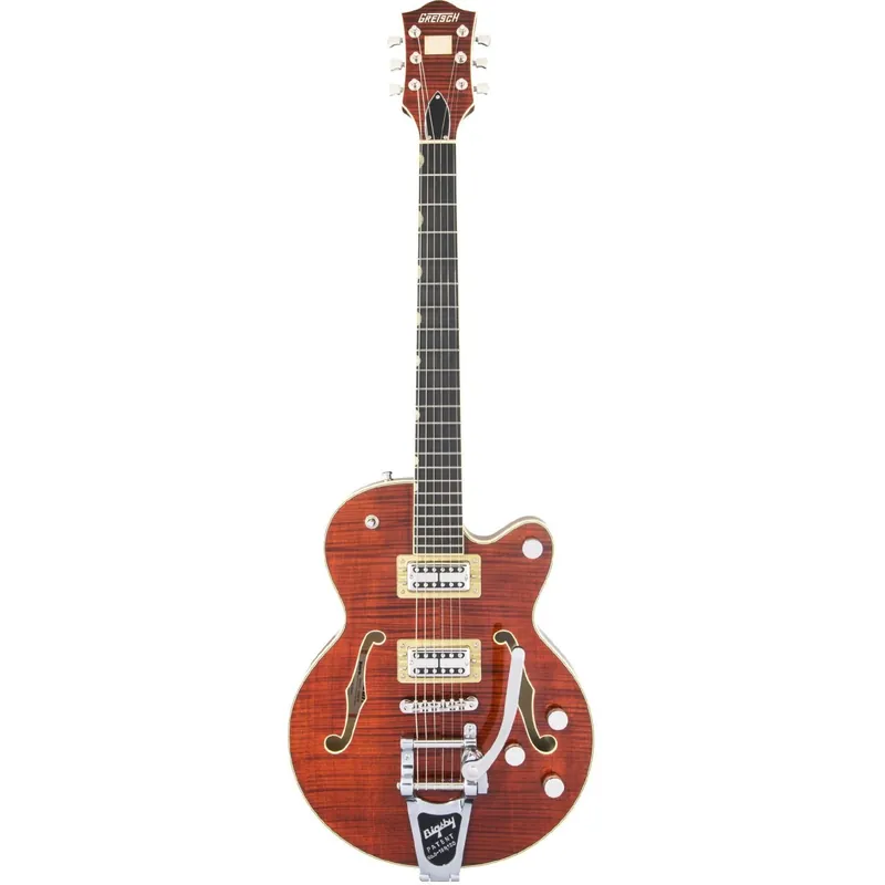 Neuzugang | Gretsch G6659TFM Players Edition Broadkaster® Jr. Center Block Single-Cut with String-Thru Bigsby® and Flame