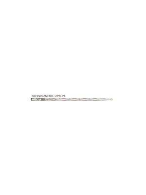 Meistverkauft | Vater 5A Color Wrap Sticks - Silver