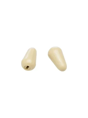 Endet bald | Fender Stratocaster® Switch Tips, Aged White (2)