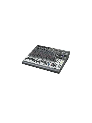 Behringer XENYX 1832FX
18-Kanal 3/2-Bus Premium Mixer mit XENYX Mic Preamps, British EQs, 24-Bit Multi-Eff | Neu verfügbar