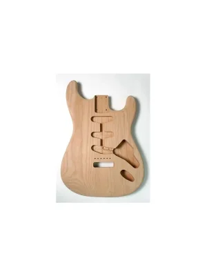 Premium-Qualität | Göldo Music BSA2U Body für Stratocaster, SSS, US-Alder, lackierfertig geschliffen