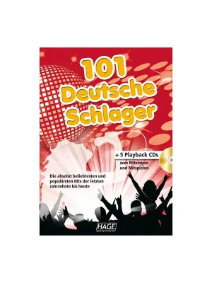 Jetzt sparen | Hage-verlag 101 Deutsche Schlager - 5 Playback CDs