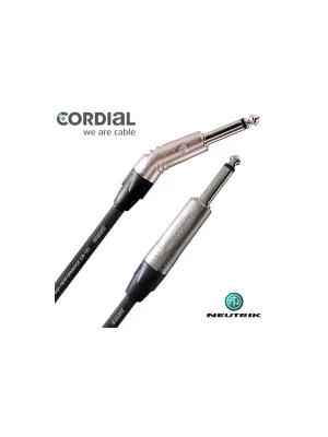 Neu im Shop | Cordial CXI 3 PR30 Instrumentenkabel 3 m mit 30° 6,3mm Klinke mono