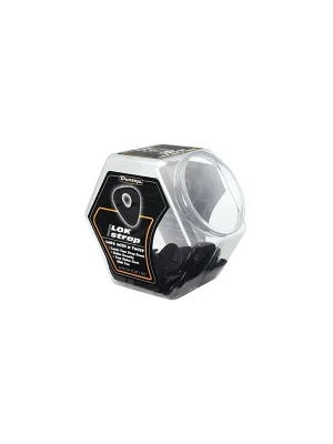 Sparangebot | Dunlop Ergo strap retention system 50 pieces, black, button-end display