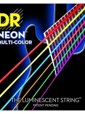 Sichere Zahlung - DR Hi-Def Neon Saitensatz für E-Gitarre Multi-Color 010-046