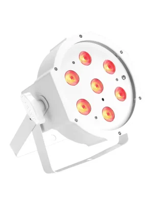 Neuheit | Cameo Cameo FLAT PAR TRI 3W IR WH - 7x 3W High Power TRI Colour FLAT LED RGB PAR Scheinwerfer in weißem