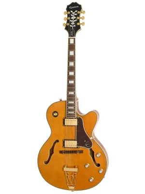 Schnelle Lieferung - Epiphone Joe Pass Emperor-II Pro Vintage Natural - Halbresonanz E-Gitarre