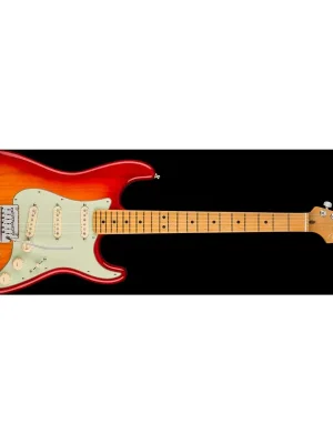 Bestellbar - Fender American Ultra Stratocaster®, Maple Fingerboard, Plasma Red Burst - E-Gitarre