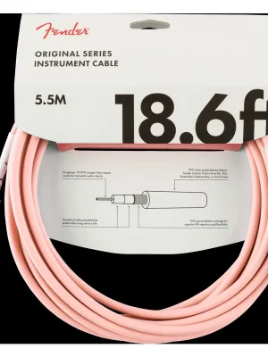 Zertifiziert | Fender Original Series Instrument Cable 18.6‘ (Shell Pink)