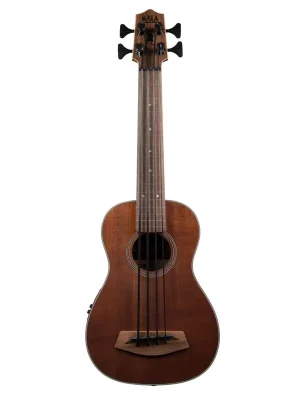 Top bewertet | Kala U-Bass All Solid Mahogany, Fretless, with Deluxe Bag