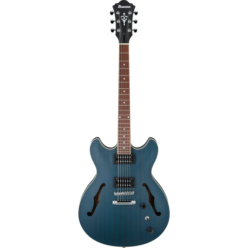 Ibanez Artcore Hollowbody Transparent Blue Flat - Extra sparen