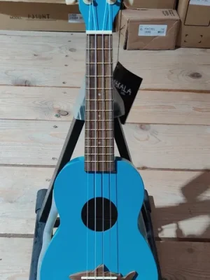 Hammerpreis | Kala Makala Shark MK-SS-BLU - Blue Soprano Shark Ukulele inkl. Tasche "B-Stock"