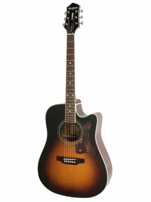 Nur noch kurze Zeit | Epiphone Masterbilt DR-500 MCE VS - Westerngitarre mit Tonabnehmer "B-Ware"