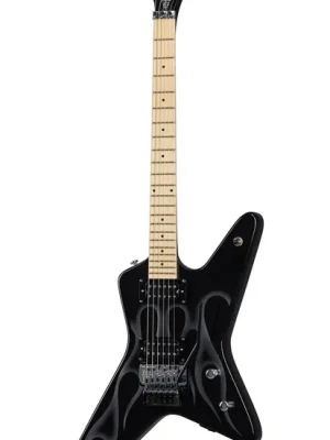 Kramer Tracii Guns Gunstar Voyager Metallic and Silver Ghost Flames | Extra-Rabatt