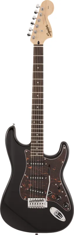 Sofort kaufen | Squier FSR Affinity Series™ Stratocaster®, Tortoiseshell Pickguard, Black