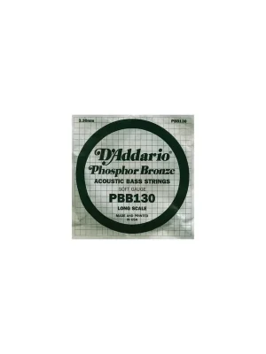 D‘addario PBB130 BRONZE SINGLESTRING 130 ACOUSTIC BASS - Schnell zugreifen