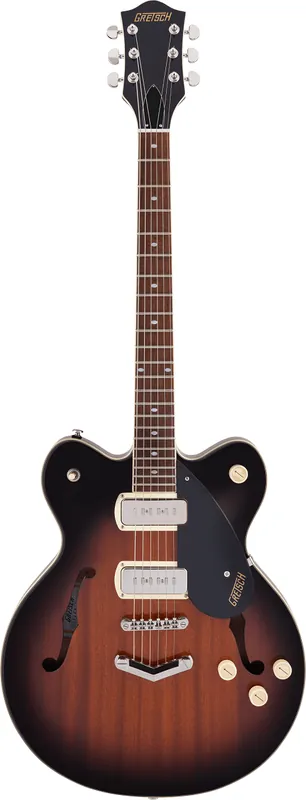Gretsch G2622-P90 Streamliner™ Center Block Double-Cut P90 with V-Stoptail, Havana Burst | Sale