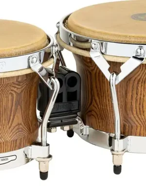 Brandneu | Meinl Free Ride Woodcraft Bongos Zebra Finished Ash 7" MACHO & 9" HEMBRA "USED" WB500ZFA-M