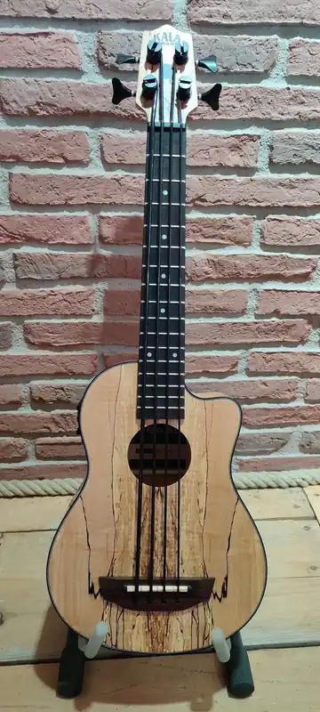 Jetzt zugreifen - Kala U-Bass Spalted Maple, Fretted, with Deluxe Bag "B-Stock"