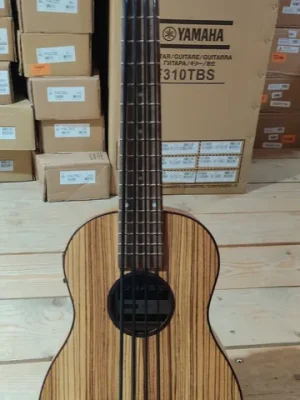 Versand noch heute | Kala U-Bass Zebrawood, Fretted, with Deluxe Bag "B-Stock"