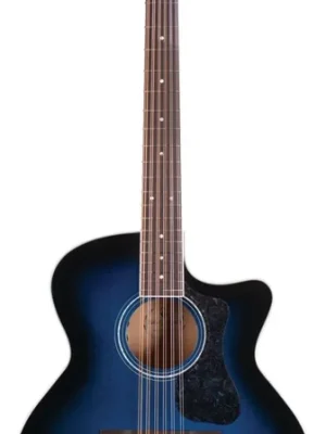 Schnelle Lieferung - Guild F-2512CE Deluxe Maple Dark Blue Burst
